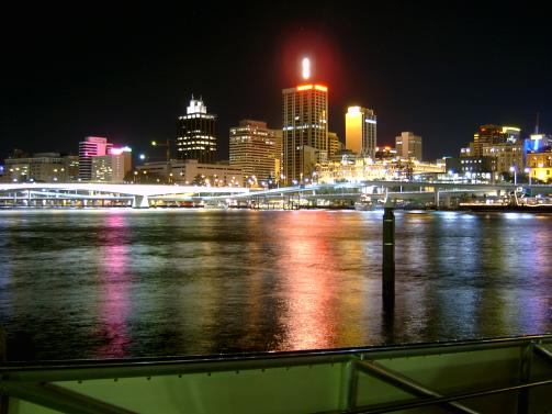 Nighttime cityscape