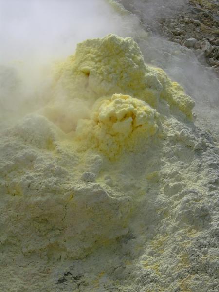  View of sulfur vent