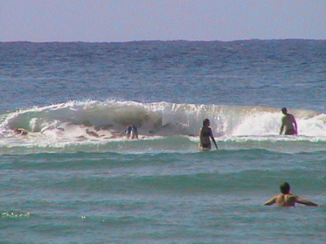 Kids in the surf
