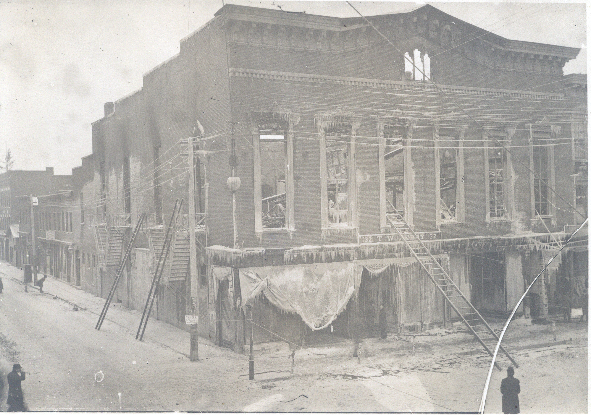 Linden Hall after 1892 fire