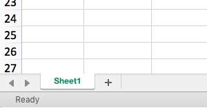 Figure 3. Each spreadsheet file can have multiple worksheets.