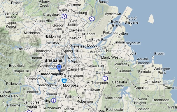 Brisbane map
